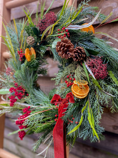 Christmas wreath making at Esquires Alton - 30th November 2025