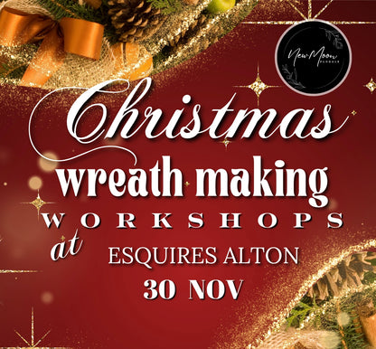 Christmas wreath making at Esquires Alton - 30th November 2025